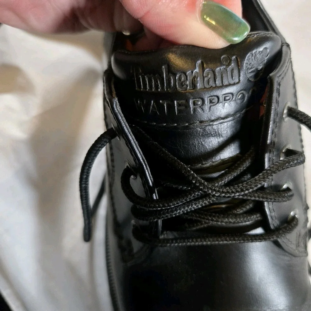 Timberland 61020 Montgomery Bay Waterproof Oxford Shoes Mens 9W Wide Black